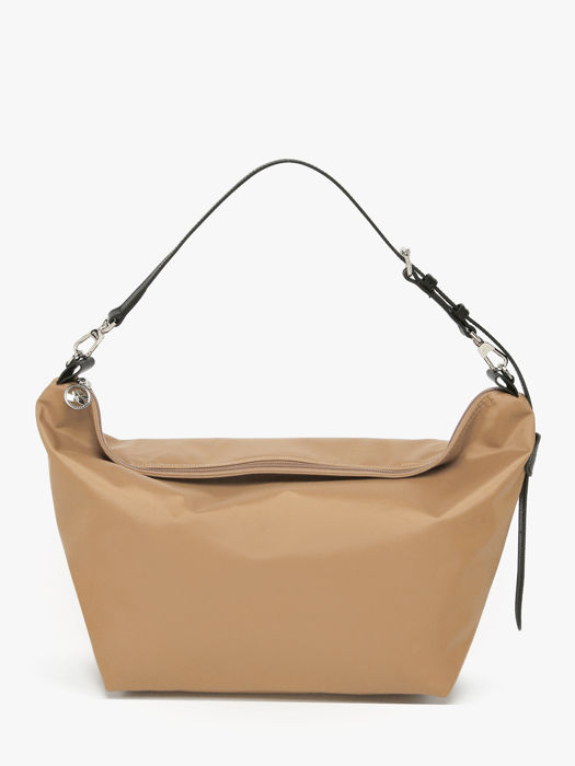 Longchamp Besace longchamp toile Schoudertas Beige